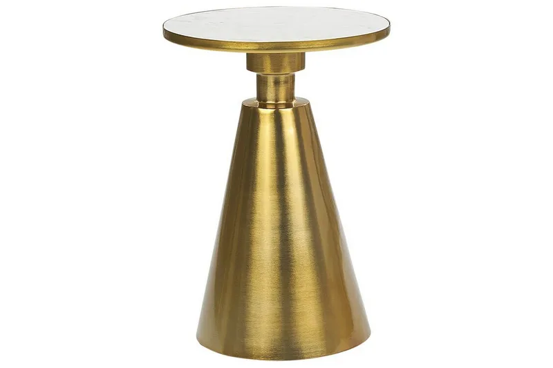 Sidobord Guld, Vit