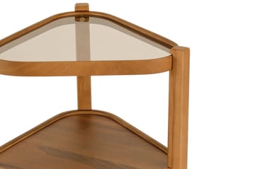 Sisäkkäiset pöydät (2 osaa) Wallxpert Nesta (45 x 60 x 45 cm) Pähkinä läpinäkyvä - Pähkinä läpinäkyvä - Huonekalut - Pöytä & ruokailuryhmä - Apupöytä & sivupöytä - Sarjapöytä