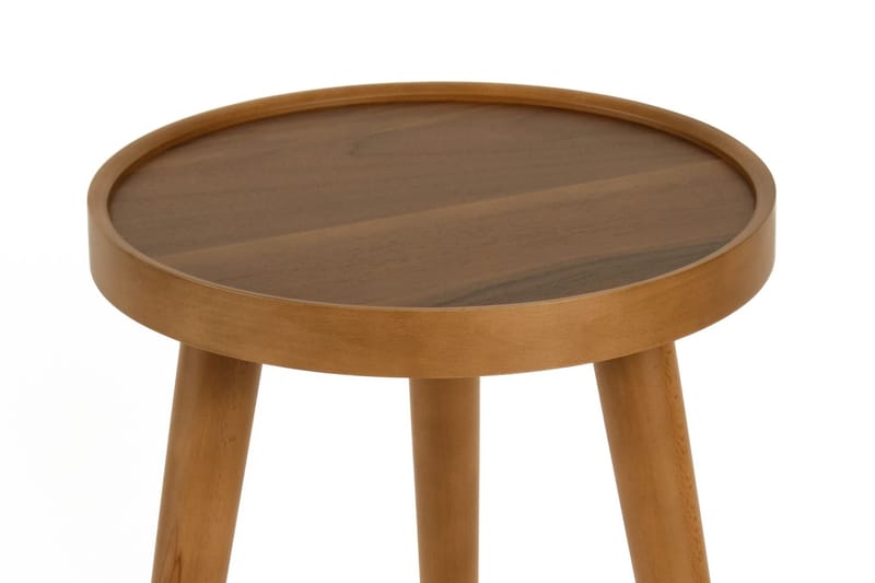 Sisäkkäiset pöydät (3 osaa) Wallxpert Polen (40 x 63 x 40 cm) pähkinä - pähkinä - Huonekalut - Pöytä & ruokailuryhmä - Apupöytä & sivupöytä - Sarjapöytä