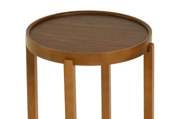 Sisäkkäiset pöydät (3 osaa) Wallxpert Milas (45 x 55 x 45 cm) pähkinä - pähkinä - Huonekalut - Pöytä & ruokailuryhmä - Apupöytä & sivupöytä - Sarjapöytä