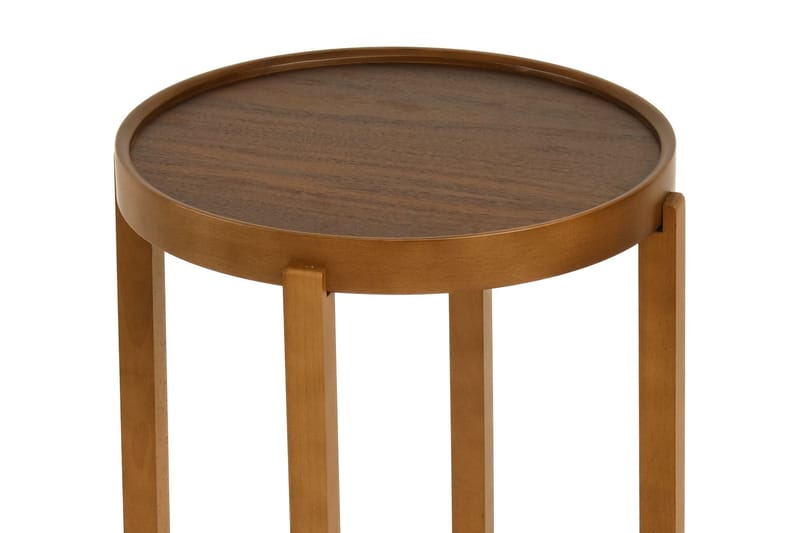 Sisäkkäiset pöydät (3 osaa) Wallxpert Milas (45 x 55 x 45 cm) pähkinä - pähkinä - Huonekalut - Pöytä & ruokailuryhmä - Apupöytä & sivupöytä - Sarjapöytä