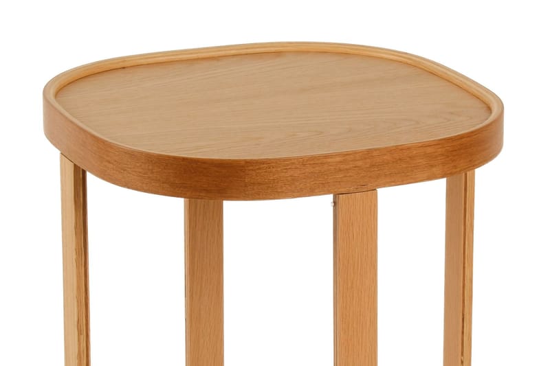 Sisäkkäiset pöydät (2 kpl) Wallxpert Hisar (50 x 58 x 50 cm) Tammi - Tammi - Huonekalut - Pöytä & ruokailuryhmä - Apupöytä & sivupöytä - Sarjapöytä