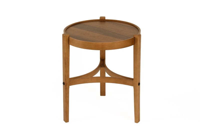 Sisäkkäiset pöydät (2 kpl) Wallxpert Cleo-hylly (50 x 60 x 50 cm) Pähkinä - Pähkinä - Huonekalut - Pöytä & ruokailuryhmä - Apupöytä & sivupöytä - Sarjapöytä