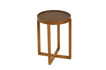 Sisäkkäiset pöydät (3 osaa) Wallxpert Milas (45 x 55 x 45 cm) pähkinä - pähkinä - Huonekalut - Pöytä & ruokailuryhmä - Apupöytä & sivupöytä - Sarjapöytä