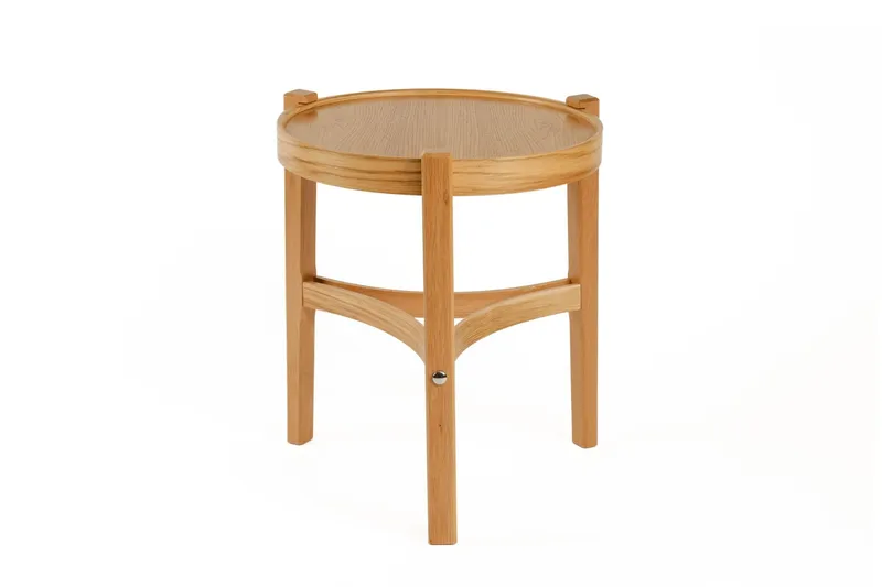 Sisäkkäiset pöydät (2 kpl) Wallxpert Cleo-hylly (50 x 60 x 50 cm) Tammi - Tammi - Huonekalut - Pöytä & ruokailuryhmä - Apupöytä & sivupöytä - Sarjapöytä