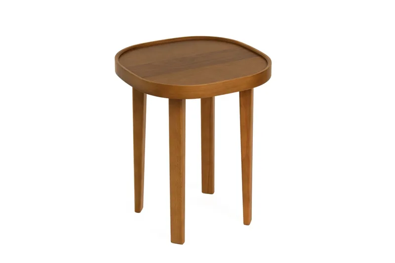 Sisäkkäiset pöydät (2 kpl) Wallxpert Hera (50 x 56 x 50 cm) Pähkinä - Pähkinä - Huonekalut - Pöytä & ruokailuryhmä - Apupöytä & sivupöytä - Sarjapöytä