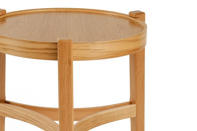 Sisäkkäiset pöydät (2 kpl) Wallxpert Cleo-hylly (50 x 60 x 50 cm) Tammi - Tammi - Huonekalut - Pöytä & ruokailuryhmä - Apupöytä & sivupöytä - Sarjapöytä