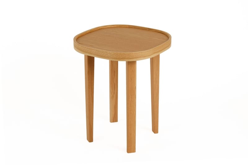 Sisäkkäiset pöydät (2 kpl) Wallxpert Hera (50 x 56 x 50 cm) Tammi - Tammi - Huonekalut - Pöytä & ruokailuryhmä - Apupöytä & sivupöytä - Sarjapöytä