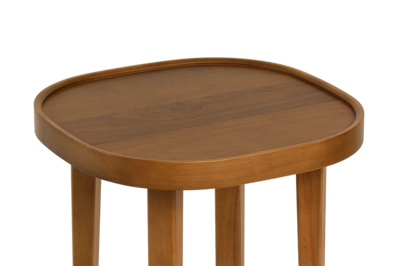 Sisäkkäiset pöydät (2 kpl) Wallxpert Hera (50 x 56 x 50 cm) Pähkinä - Pähkinä - Huonekalut - Pöytä & ruokailuryhmä - Apupöytä & sivupöytä - Sarjapöytä