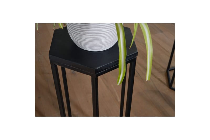 Sisaruspöytä Wohnling Sarja 3 täyspuista kukkapöytänä, teollinen tyyli - Huonekalut - Pöytä & ruokailuryhmä - Apupöytä & sivupöytä - Kukkapöytä