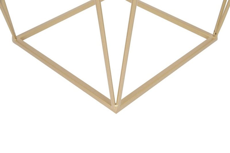 Sivupöytä 2 kpl Sierra 45/35 cm - Kulta - Huonekalut - Pöytä & ruokailuryhmä - Apupöytä & sivupöytä - Tarjotinpöytä & pikkupöytä