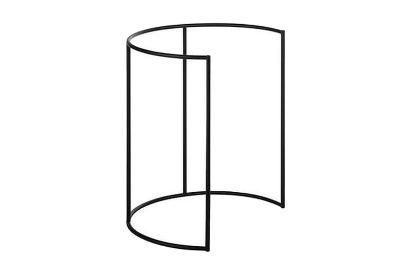 Sivupöytä 2 kpl Twins 40x40 cm - Musta - Huonekalut - Pöytä & ruokailuryhmä - Apupöytä & sivupöytä - Sarjapöytä