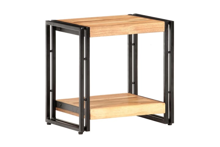 Sivupöytä 40x30x40 cm täysi akaasiapuu - Tarjotinpöytä & pikkupöytä - Lamppupöytä