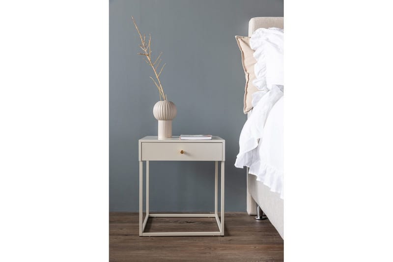 Sivupöytä Bakal Beige - Beige - Huonekalut - Pöytä & ruokailuryhmä - Apupöytä & sivupöytä - Tarjotinpöytä & pikkupöytä