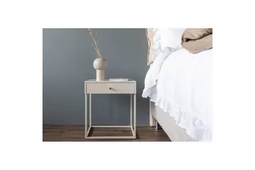 Sivupöytä Bakal Beige - Beige - Huonekalut - Pöytä & ruokailuryhmä - Apupöytä & sivupöytä - Tarjotinpöytä & pikkupöytä
