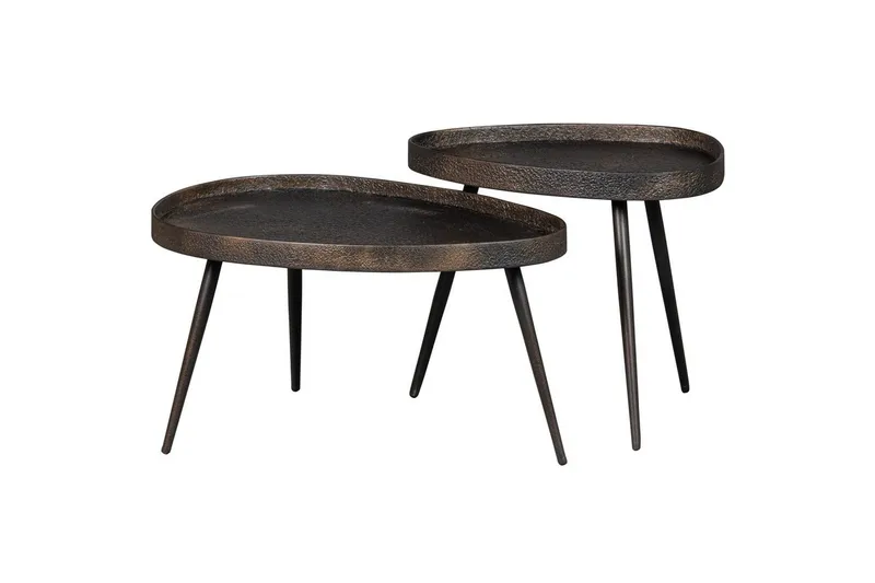 Sivupöytä Crude 2 kappaleen sarja, undefined