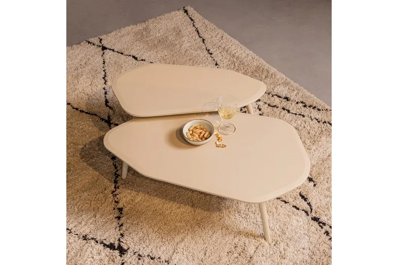 Sivupöytä Davina, 2 kpl:n setti - Huonekalut - Pöytä & ruokailuryhmä - Apupöytä & sivupöytä - Sarjapöytä