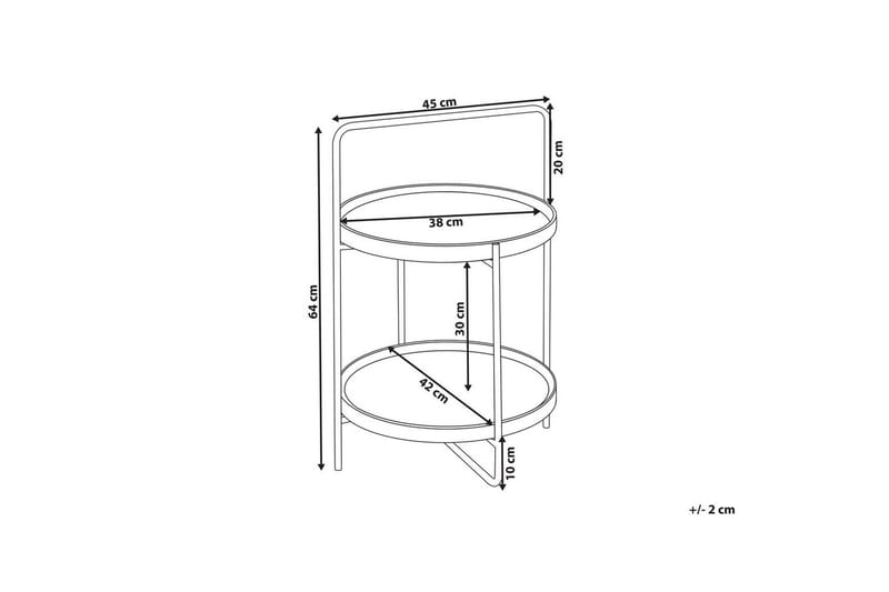 Sivupöytä Evart - Huonekalut - Pöytä & ruokailuryhmä - Apupöytä & sivupöytä - Tarjotinpöytä & pikkupöytä