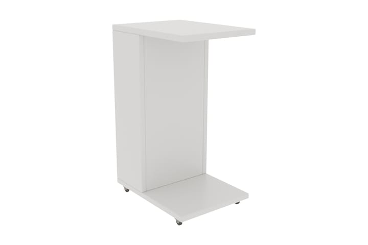 Sivupöytä Filint 63 cm - Valkoinen - Lamppupöytä - Tarjotinpöytä & pikkupöytä