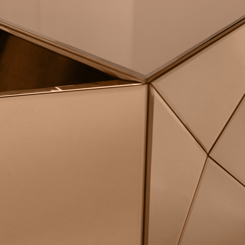 Sivupöytä Glintz 40 cm - Ruskea - Huonekalut - Pöytä & ruokailuryhmä - Apupöytä & sivupöytä - Lamppupöytä