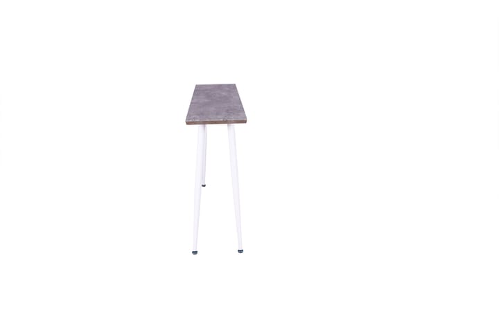 Sivupöytä Godice - Valkoinen/Harmaa - Tarjotinpöytä & pikkupöytä - Lamppupöytä