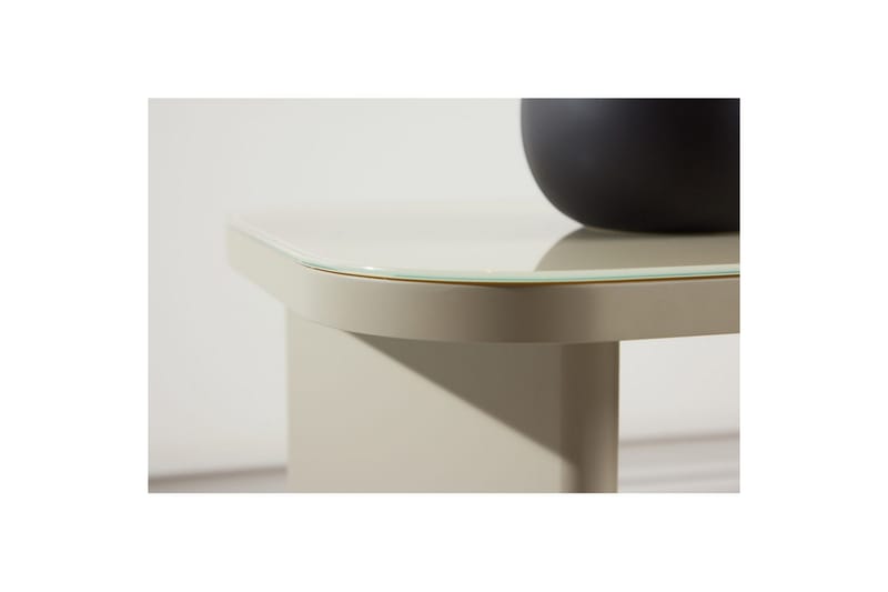 Sivupöytä Grönvik - beige, 70 x 45 - Huonekalut - Pöytä & ruokailuryhmä - Apupöytä & sivupöytä - Tarjotinpöytä & pikkupöytä