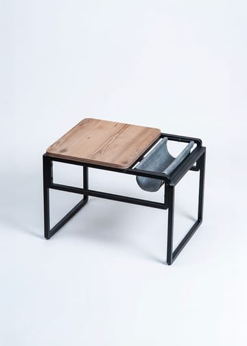 Sivupöytä Hanah Home Brut (40 x 64 x 45 cm) Atlantic Pine Musta - Huonekalut - Pöytä & ruokailuryhmä - Apupöytä & sivupöytä - Tarjotinpöytä & pikkupöytä
