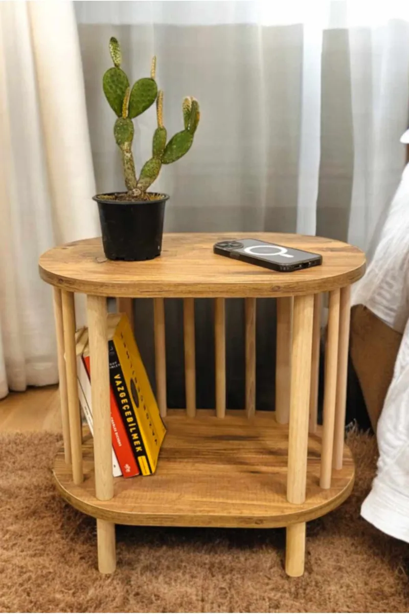 Sivupöytä Hanah Home Pika (45 x 43 x 30 cm) Mänty, Mänty