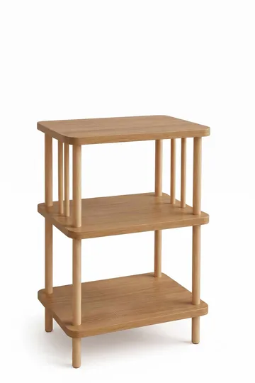 Sivupöytä Hanah Home Pika Tray (40 x 75 x 30 cm) Sapphire Oak - Sapphire Oak - Huonekalut - Pöytä & ruokailuryhmä - Apupöytä & sivupöytä - Tarjotinpöytä & pikkupöytä