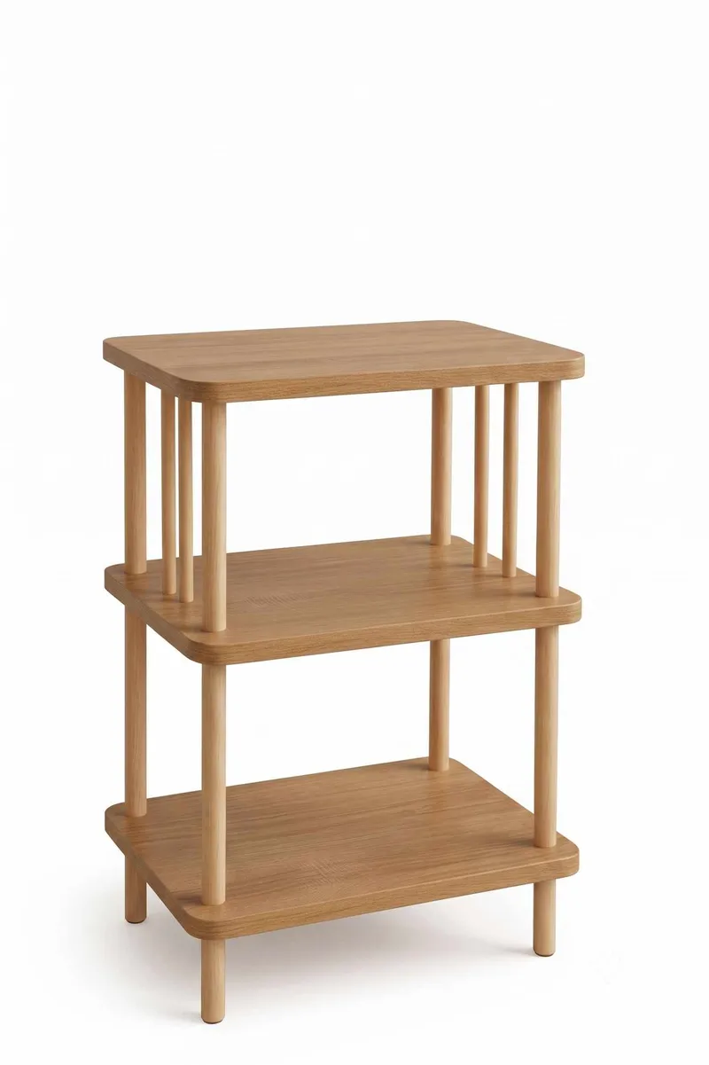 Sivupöytä Hanah Home Pika Tray (40 x 75 x 30 cm) Sapphire Oak, Sapphire Oak