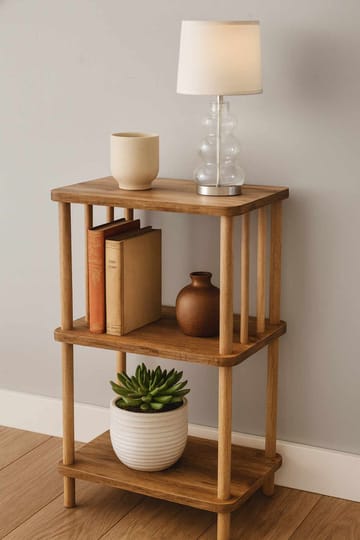 Sivupöytä Hanah Home Pika Tray (40 x 75 x 30 cm) Mänty - Mänty - Huonekalut - Pöytä & ruokailuryhmä - Apupöytä & sivupöytä - Tarjotinpöytä & pikkupöytä