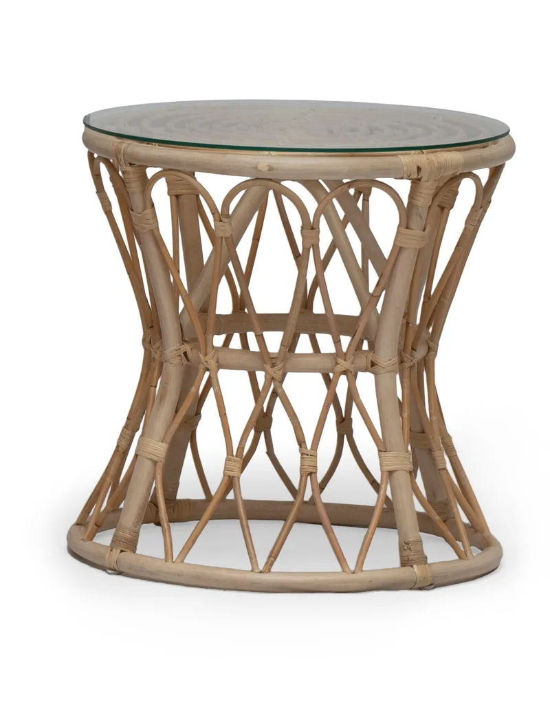 Sivupöytä Hillerstorp Lyckesö Ø50 cm, Luonnonvärinen