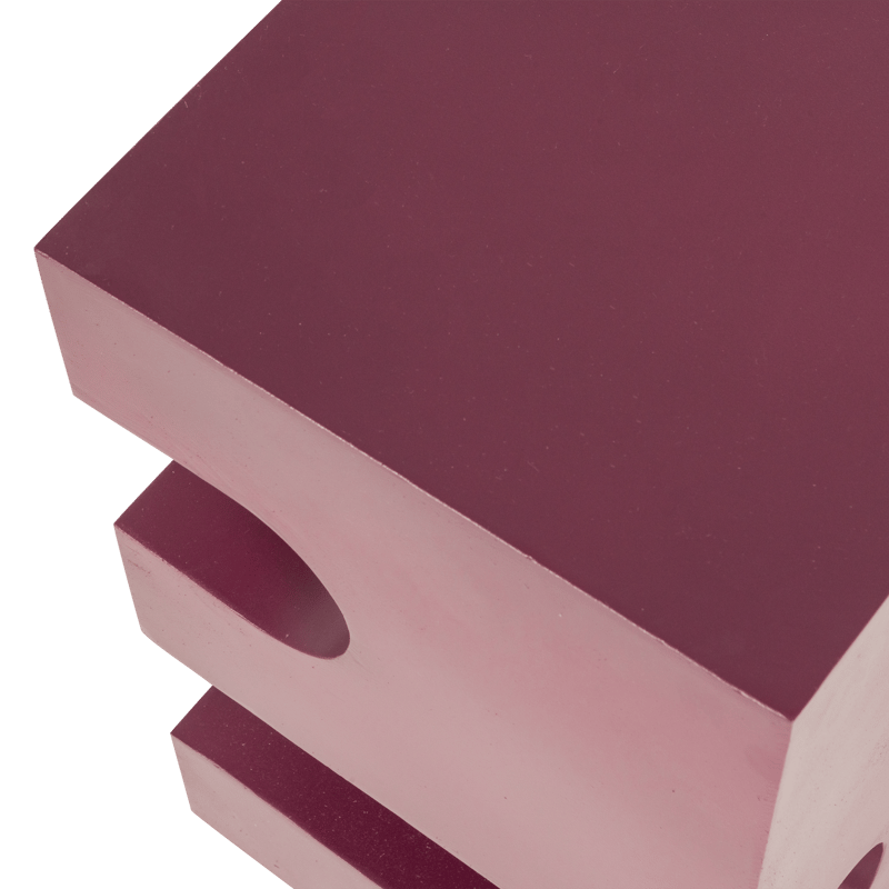 Sivupöytä Jessa 30 cm - Lila/Ruskea - Huonekalut - Pöytä & ruokailuryhmä - Apupöytä & sivupöytä - Lamppupöytä