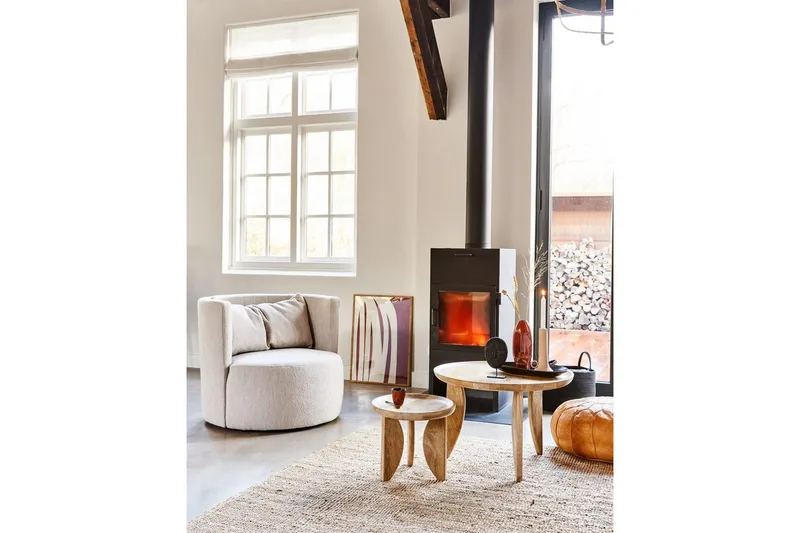 Sivupöytä Korkokengät, 2 kpl - Luonnollinen - Huonekalut - Pöytä & ruokailuryhmä - Apupöytä & sivupöytä - Sarjapöytä