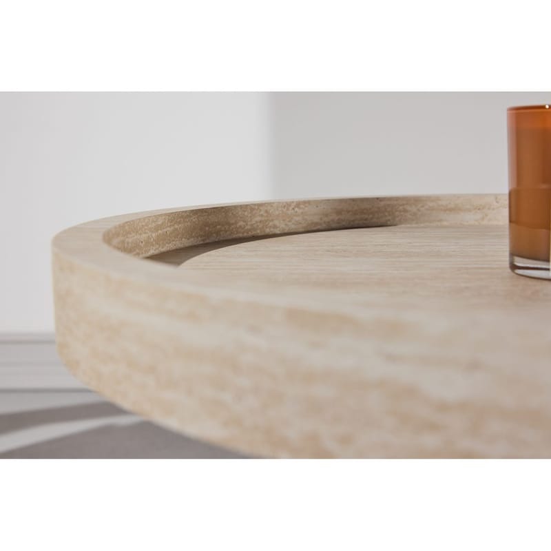 Sivupöytä Krille - Beige - Huonekalut - Pöytä & ruokailuryhmä - Apupöytä & sivupöytä - Tarjotinpöytä & pikkupöytä