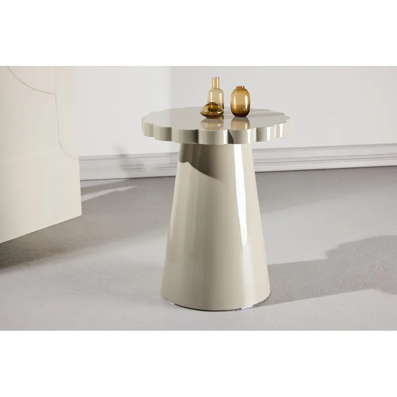 Sivupöytä Krull - Beige - Huonekalut - Pöytä & ruokailuryhmä - Apupöytä & sivupöytä - Tarjotinpöytä & pikkupöytä