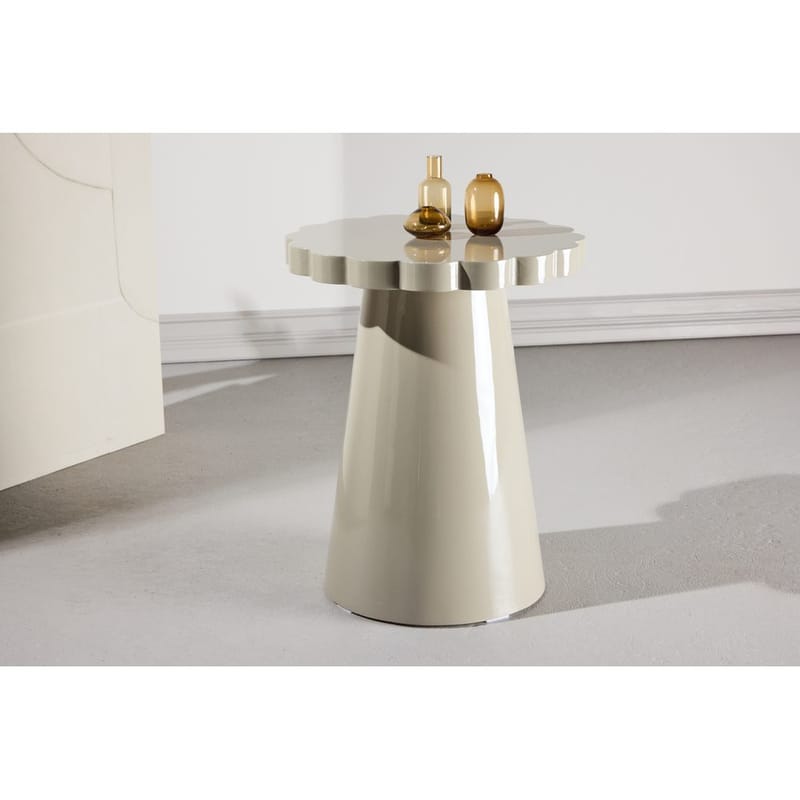 Sivupöytä Krull - Beige - Huonekalut - Pöytä & ruokailuryhmä - Apupöytä & sivupöytä - Tarjotinpöytä & pikkupöytä