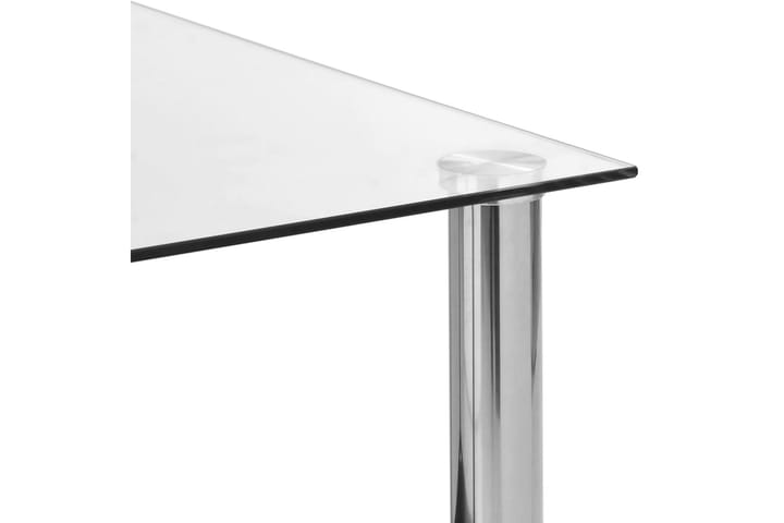 Sivupöytä läpinäkyvä 45x50x45 cm karkaistu lasi - Läpinäkyvä - Lamppupöytä - Tarjotinpöytä & pikkupöytä