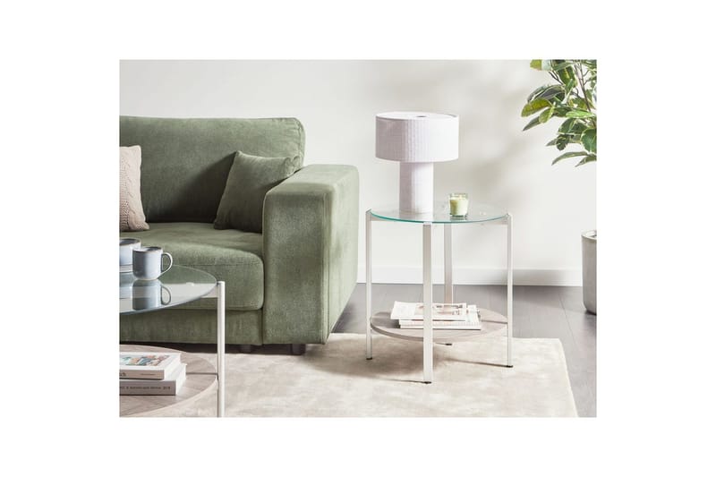 Sivupöytä Lovell Hopea, vaalea puu - Hopea, vaalea puu - Huonekalut - Pöytä & ruokailuryhmä - Apupöytä & sivupöytä - Tarjotinpöytä & pikkupöytä