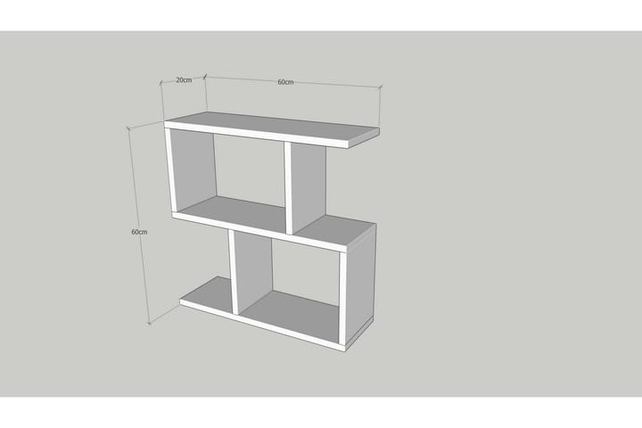 Sivupöytä Lundtorp 60 cm - Harmaa - Tarjotinpöytä & pikkupöytä - Lamppupöytä