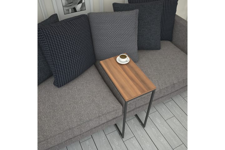 Sivupöytä Mertha 46 cm - Pähkinä - Tarjotinpöytä & pikkupöytä - Lamppupöytä