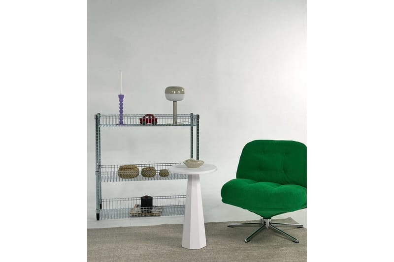 Sivupöytä Miu Valkoinen - Valkoinen - Huonekalut - Pöytä & ruokailuryhmä - Apupöytä & sivupöytä - Tarjotinpöytä & pikkupöytä