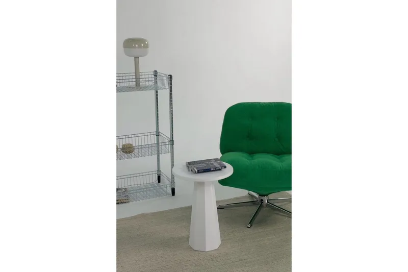 Sivupöytä Miu Valkoinen - Valkoinen - Huonekalut - Pöytä & ruokailuryhmä - Apupöytä & sivupöytä - Tarjotinpöytä & pikkupöytä