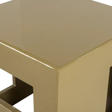Sivupöytä Modern 40 cm - Hunajankeltainen - Huonekalut - Pöytä & ruokailuryhmä - Apupöytä & sivupöytä - Tarjotinpöytä & pikkupöytä