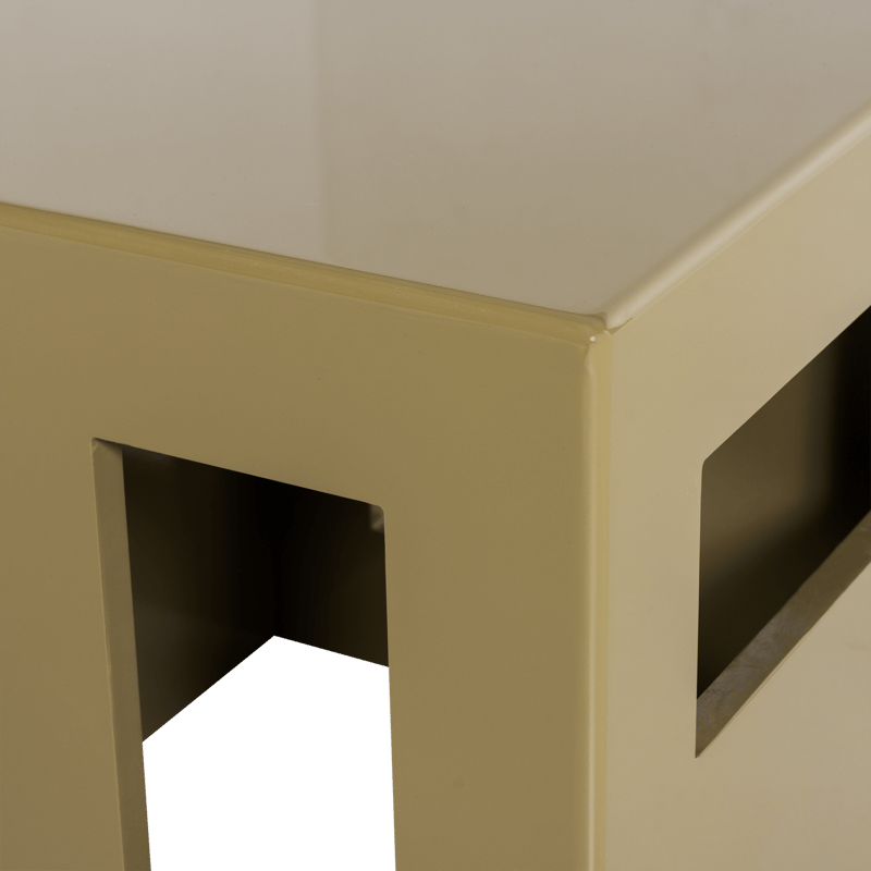 Sivupöytä Modern 40 cm - Hunajankeltainen - Huonekalut - Pöytä & ruokailuryhmä - Apupöytä & sivupöytä - Tarjotinpöytä & pikkupöytä