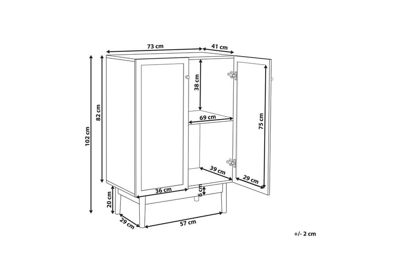 Sivupöytä Nivo - Huonekalut - Pöytä & ruokailuryhmä - Apupöytä & sivupöytä - Tarjotinpöytä & pikkupöytä