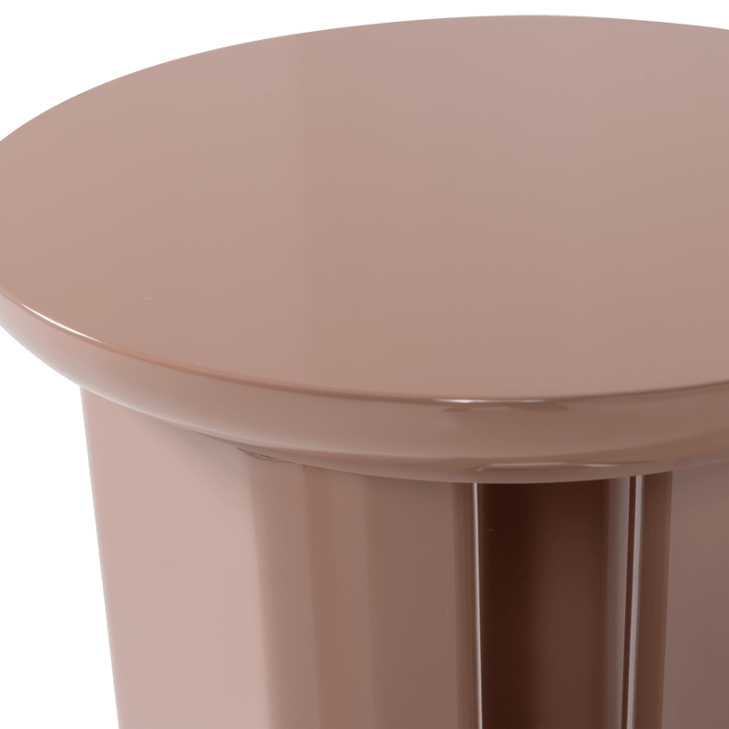 Sivupöytä Orivo 40 cm pyöreä - Vanharoosa - Huonekalut - Pöytä & ruokailuryhmä - Apupöytä & sivupöytä - Lamppupöytä