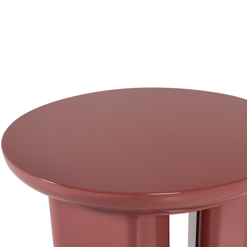 Sivupöytä Orivo 40 cm pyöreä - Punainen/Roosa - Huonekalut - Pöytä & ruokailuryhmä - Apupöytä & sivupöytä - Lamppupöytä