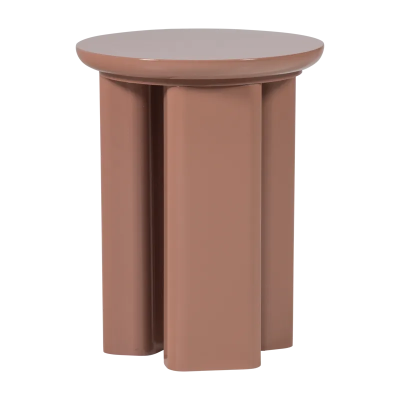 Sivupöytä Orivo 40 cm pyöreä, Vanharoosa