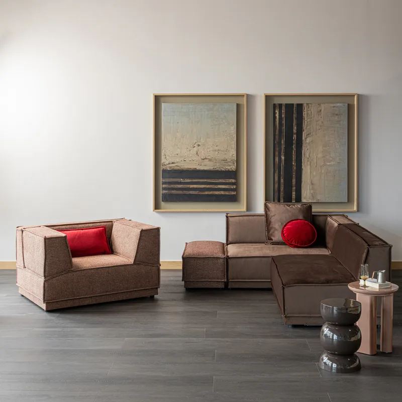 Sivupöytä Orivo 40 cm pyöreä - Vanharoosa - Huonekalut - Pöytä & ruokailuryhmä - Apupöytä & sivupöytä - Lamppupöytä